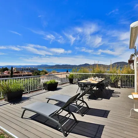 Avec Toit Terrasse Equipe Au Centre Tropez Vue דירה סן טרופז