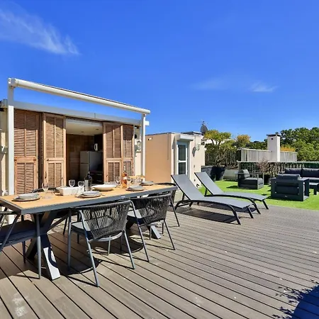 Avec Toit Terrasse Equipe Au Centre Tropez Vue דירה *